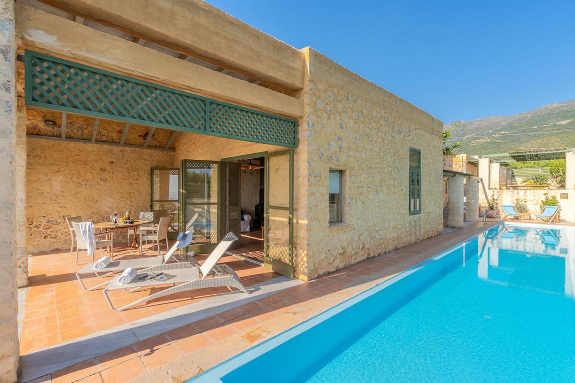 Villa Mediterranea, With Heated Pool Livadia  Екстер'єр фото